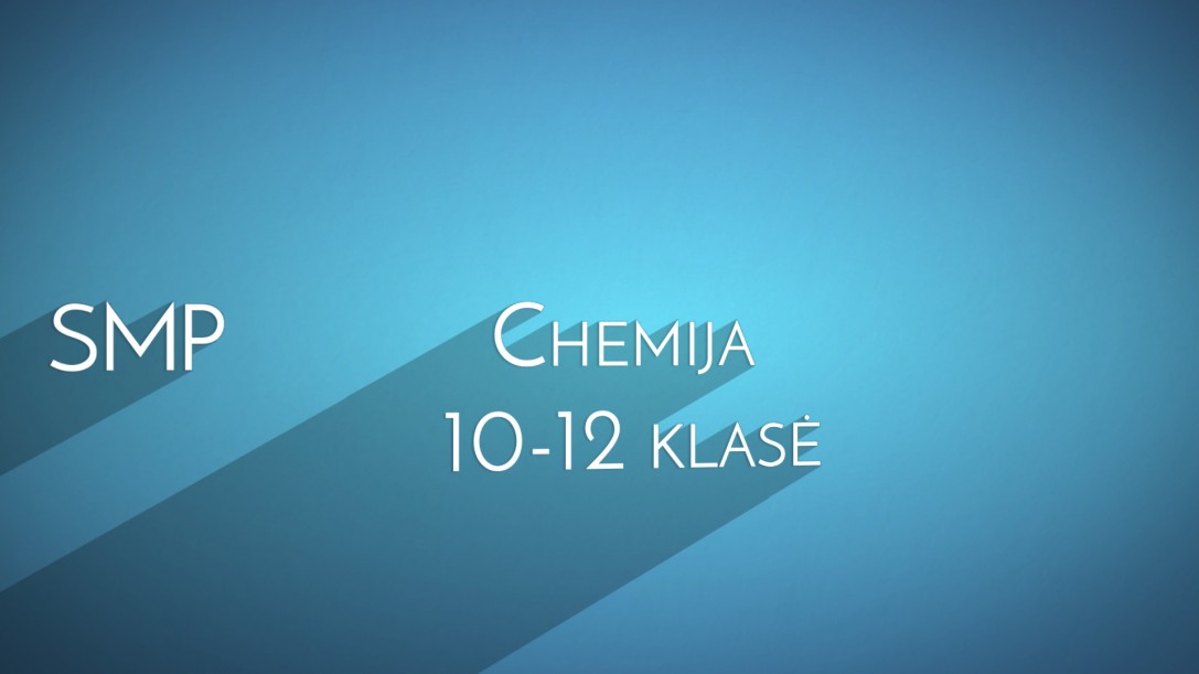 SMP chemijai pristatymas